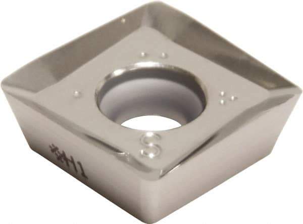 Sumitomo - SOET120408 H1 Grade H1 Carbide Milling Insert - Uncoated, 0.1874" Thick, 0.8mm Corner Radius - Eagle Tool & Supply