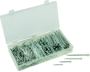 1000 Pc. Cotter Pin Assortment - 1/16" x 1" - 5/32" x 2 1/2" - Eagle Tool & Supply