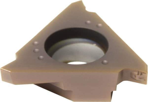 Sumitomo - 4230TGA BF Grade AC530U, 2.3mm Cutting Width Carbide Grooving Insert - 3.9mm Max Depth of Cut, Right Hand, 0.2007mm Corner Radius, TiAlN/AlCrN Finish - Eagle Tool & Supply