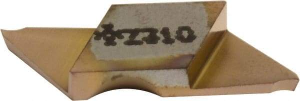 Sumitomo - CTL121005 AC530U Grade, 0.0394" Cutting Width, Carbide Cutoff Insert - 20° Left Hand Lead Angle, 0.002" Cnr Rad, TiAlN/AlCrN Coated, Double End - Eagle Tool & Supply