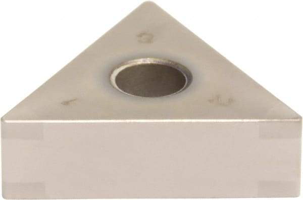 Sumitomo - 6NC-TNGA331 Grade BNC300 PCBN Turning Insert - TiN Finish, 60° Triangle, 3/8" Inscr Circle, 3/16" Thick, 1/64" Corner Radius - Eagle Tool & Supply