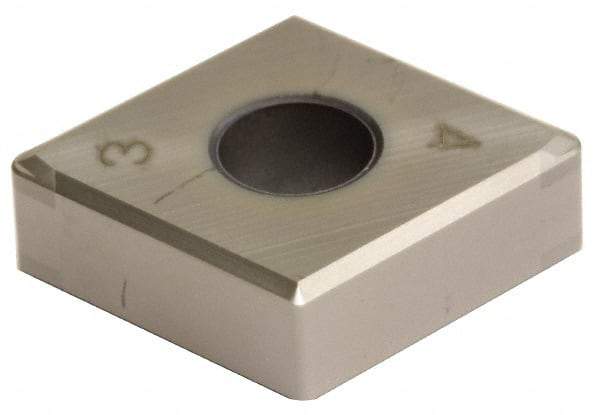 Sumitomo - 4NC-CNGG433 SV Grade BNC200 PCBN Turning Insert - TiN Finish, 80° Diamond, 1/2" Inscr Circle, 3/16" Thick, 3/64" Corner Radius - Eagle Tool & Supply