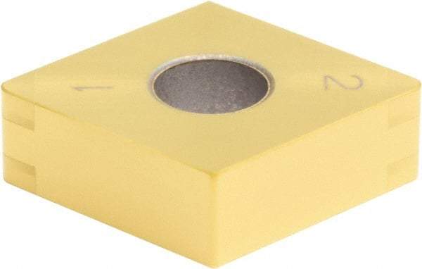 Sumitomo - 4NC-CNGA431 Grade BNC300 PCBN Turning Insert - TiN Finish, 80° Diamond, 1/2" Inscr Circle, 3/16" Thick, 1/64" Corner Radius - Eagle Tool & Supply