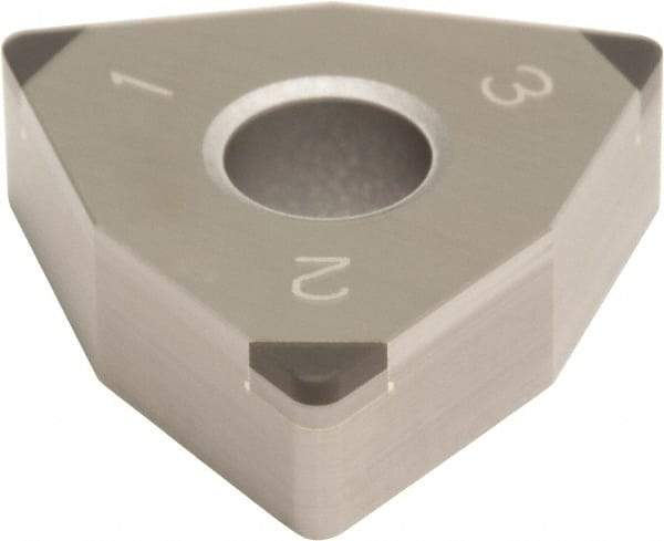 Sumitomo - 3NU-WNGA432 Grade BN350 PCBN Turning Insert - Uncoated, 80° Trigon, 1/2" Inscr Circle, 3/16" Thick, 1/32" Corner Radius - Eagle Tool & Supply