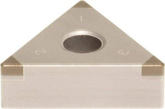 Sumitomo - 3NU-TNGA331 Grade BN1000 PCBN Turning Insert - Uncoated, 60° Triangle, 3/8" Inscr Circle, 3/16" Thick, 1/64" Corner Radius - Eagle Tool & Supply