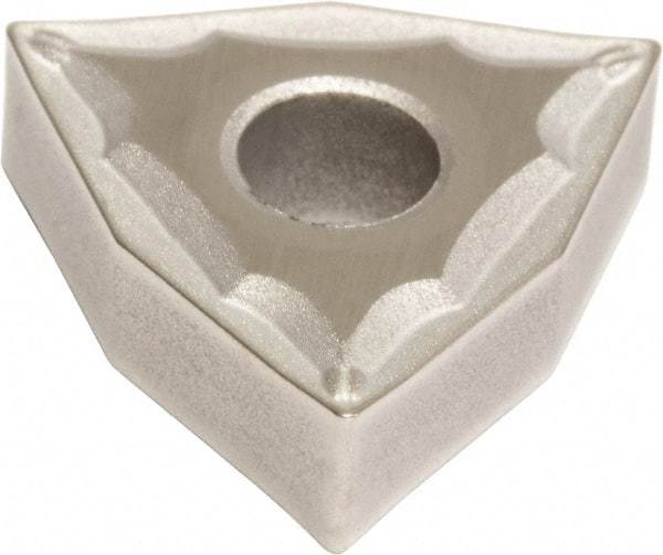 Sumitomo - WNMG432 ESU Grade T1200A Cermet Turning Insert - Uncoated, 80° Trigon, 1/2" Inscr Circle, 3/16" Thick, 1/32" Corner Radius - Eagle Tool & Supply