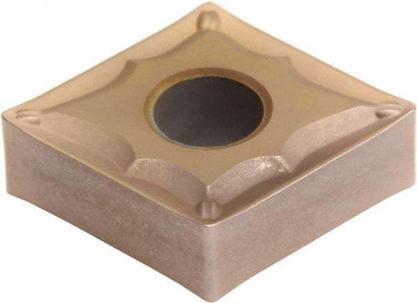 Sumitomo - CNMG433 ESU Grade T2000Z Cermet Turning Insert - TiN/AlN Finish, 80° Diamond, 1/2" Inscr Circle, 3/16" Thick, 3/64" Corner Radius - Eagle Tool & Supply