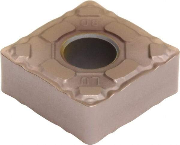 Sumitomo - SNMG433 ELU Grade T2000Z Cermet Turning Insert - TiN/AlN Finish, 90° Square, 1/2" Inscr Circle, 3/16" Thick, 3/64" Corner Radius - Eagle Tool & Supply