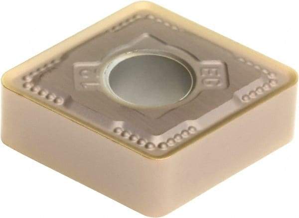 Sumitomo - CNMG432 EEG Grade AC510U Carbide Turning Insert - TiAlN/AlCrN Finish, 80° Diamond, 1/2" Inscr Circle, 3/16" Thick, 1/32" Corner Radius - Eagle Tool & Supply