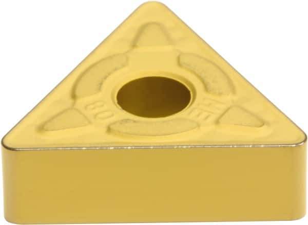 Sumitomo - TNMG333 EME Grade AC820P Carbide Turning Insert - Al2O3 Finish, 60° Triangle, 3/8" Inscr Circle, 3/16" Thick, 3/64" Corner Radius - Eagle Tool & Supply