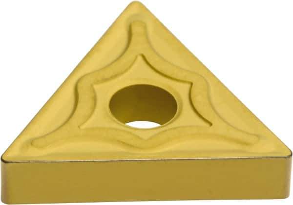 Sumitomo - TNMG331 EUX Grade AC830P Carbide Turning Insert - Al2O3 Finish, 60° Triangle, 3/8" Inscr Circle, 3/16" Thick, 1/64" Corner Radius - Eagle Tool & Supply