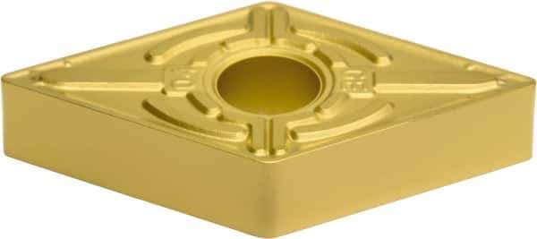 Sumitomo - DNMG432 EGE Grade AC810P Carbide Turning Insert - Al2O3 Finish, 55° Diamond, 1/2" Inscr Circle, 3/16" Thick, 1/32" Corner Radius - Eagle Tool & Supply