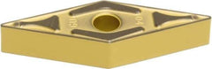 Sumitomo - VNMG331 EGU Grade AC830P Carbide Turning Insert - Al2O3 Finish, 35° Diamond, 3/8" Inscr Circle, 3/16" Thick, 1/64" Corner Radius - Eagle Tool & Supply