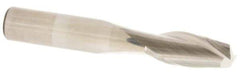 Sumitomo - 1/4", 3/4" LOC, 1/4" Shank Diam, 2-1/2" OAL, 2 Flute, Solid Carbide Square End Mill - Single End, Uncoated, Spiral Flute, 30° Helix, Centercutting, Right Hand Cut, Right Hand Flute - Eagle Tool & Supply
