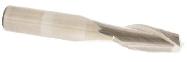 Sumitomo - 12mm, 18mm LOC, 12mm Shank Diam, 76mm OAL, 2 Flute, Solid Carbide Square End Mill - Single End, Uncoated, Spiral Flute, 30° Helix, Centercutting, Right Hand Cut, Right Hand Flute - Eagle Tool & Supply