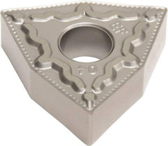 Sumitomo - WNMG432 EEF Grade EH520 Carbide Turning Insert - Uncoated, 80° Trigon, 1/2" Inscr Circle, 3/16" Thick, 1/32" Corner Radius - Eagle Tool & Supply