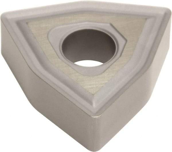 Sumitomo - WNMG431 EEX Grade EH510 Carbide Turning Insert - Uncoated, 80° Trigon, 1/2" Inscr Circle, 3/16" Thick, 1/64" Corner Radius - Eagle Tool & Supply