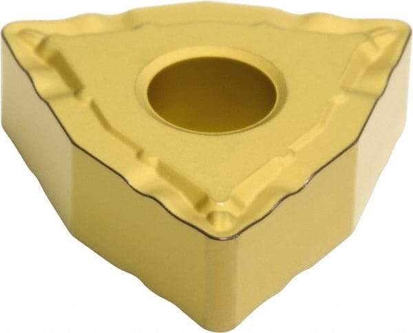 Sumitomo - WNMG433 ESX Grade AC700G Carbide Turning Insert - TiC Finish, 80° Trigon, 1/2" Inscr Circle, 3/16" Thick, 3/64" Corner Radius - Eagle Tool & Supply