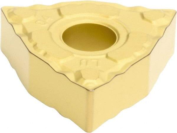 Sumitomo - WNMG433 ELU Grade AC820P Carbide Turning Insert - Al2O3 Finish, 80° Trigon, 1/2" Inscr Circle, 3/16" Thick, 3/64" Corner Radius - Eagle Tool & Supply