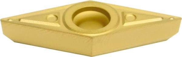 Sumitomo - VCMT331 ENK Grade AC820P Carbide Turning Insert - Al2O3 Finish, 35° Diamond, 3/8" Inscr Circle, 3/16" Thick, 1/64" Corner Radius - Eagle Tool & Supply