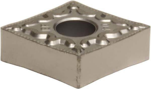 Sumitomo - CNMG431 EEF Grade EH520 Carbide Turning Insert - Uncoated, 80° Diamond, 1/2" Inscr Circle, 3/16" Thick, 1/64" Corner Radius - Eagle Tool & Supply
