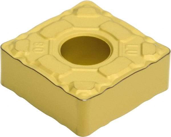 Sumitomo - SNMG432 ELU Grade AC810P Carbide Turning Insert - Al2O3 Finish, 90° Square, 1/2" Inscr Circle, 3/16" Thick, 1/32" Corner Radius - Eagle Tool & Supply
