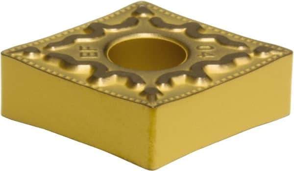 Sumitomo - CNMG432 EEF Grade AC630M Carbide Turning Insert - Al2O3 Finish, 80° Diamond, 1/2" Inscr Circle, 3/16" Thick, 1/32" Corner Radius - Eagle Tool & Supply