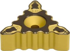 Sumitomo - TRM551704 LU Grade AC810P Carbide Turning Insert - Al2O3 Finish, 55° Triangle, 0.394" Inscr Circle, 0.197 Thick, 1/64" Corner Radius - Eagle Tool & Supply