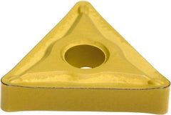 Sumitomo - TNMG322 ESU Grade AC820P Carbide Turning Insert - Al2O3 Finish, 60° Triangle, 3/8" Inscr Circle, 1/8" Thick, 1/32" Corner Radius - Eagle Tool & Supply