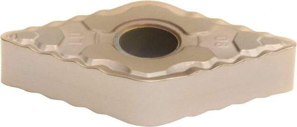 Sumitomo - DNMG433 ELU Grade T3000Z Cermet Turning Insert - TiN/AlN Finish, 55° Diamond, 1/2" Inscr Circle, 3/16" Thick, 3/64" Corner Radius - Eagle Tool & Supply