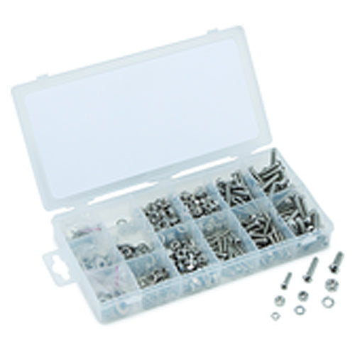 100 Pieces - Metric Nylon Locknut Assortment - M4 - M12 - Eagle Tool & Supply