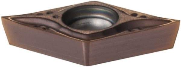 Sumitomo - DCGT21.50 ESI Grade AC530U Carbide Turning Insert - 55° Diamond, 1/4" Inscr Circle, 3/32" Thick, 0.0039" Corner Radius - Eagle Tool & Supply