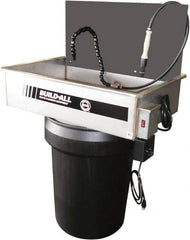 Build-All - Drum Mount Water-Based Parts Washer - 25 Gal Max Operating Capacity, 304 Stainless Steel Tank, 115 Input Volts - Eagle Tool & Supply