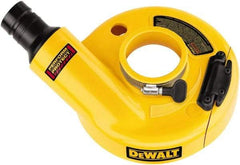 DeWALT - 7" Diam Grinder Dust Shroud - For Use with Dewalt Large Angle Grinders - Eagle Tool & Supply