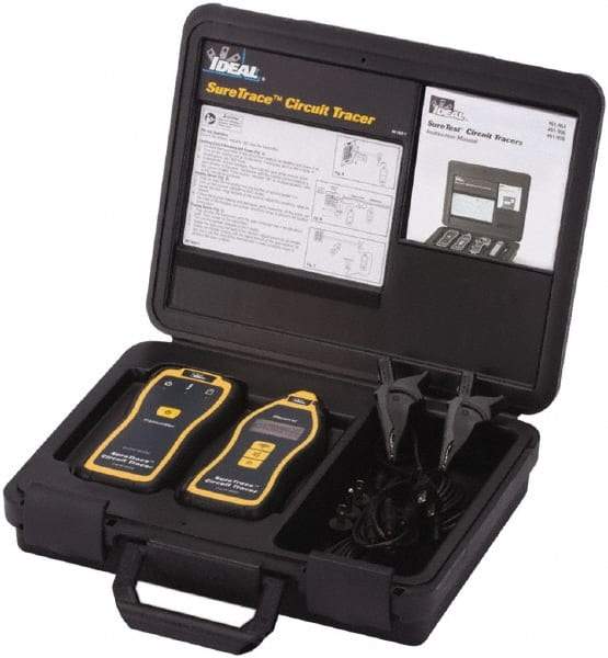 Ideal - 6 Piece, Circuit Tracer Kit - 600 Volt Max, LED Display - Eagle Tool & Supply