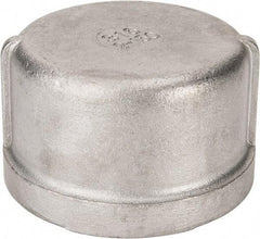 Value Collection - 2" Grade 316 Stainless Steel Pipe End Cap - FNPT End Connections, 150 psi - Eagle Tool & Supply
