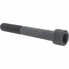 Value Collection - 7/8-9 UNC Hex Socket Drive, Socket Cap Screw - Alloy Steel, Black Oxide Finish, Partially Threaded, 7" Length Under Head - Eagle Tool & Supply
