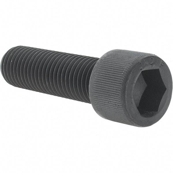 Value Collection - 7/8-9 UNC Hex Socket Drive, Socket Cap Screw - Alloy Steel, Black Oxide Finish, Fully Threaded, 3" Length Under Head - Eagle Tool & Supply