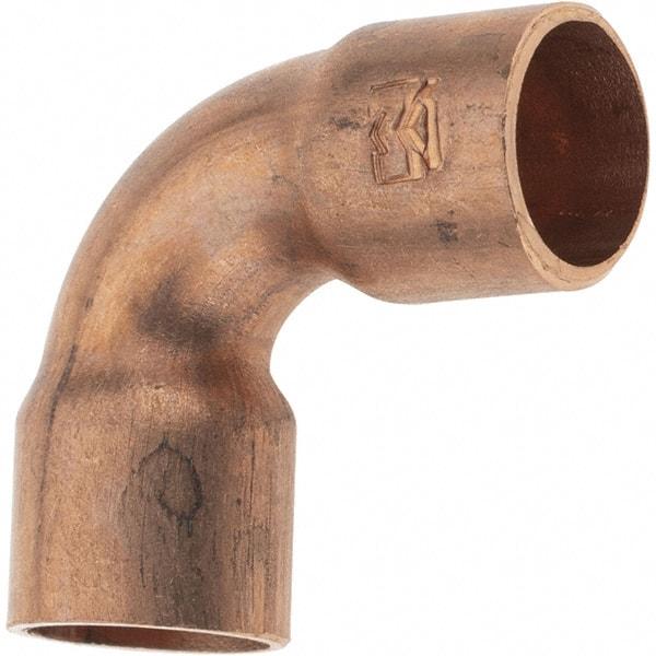 Value Collection - 1/4 x 1/4" Wrot Copper Pipe 90° Elbow - C x C - Eagle Tool & Supply