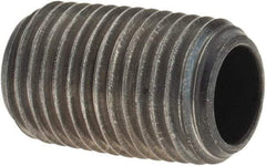 Value Collection - 1/4" Diam Black Pipe Nipple - Threaded - Eagle Tool & Supply