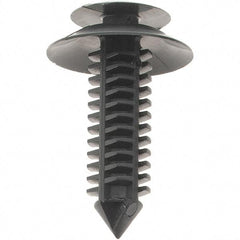 Value Collection - 8mm Hole Diam, 14mm OAL, Ratchet Shank, Nylon Panel Rivet - 8mm Material Thickness - Eagle Tool & Supply