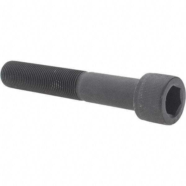 Value Collection - 3/4-16 UNF Hex Socket Drive, Socket Cap Screw - Alloy Steel, Black Oxide Finish, Partially Threaded, 4-1/2" Length Under Head - Eagle Tool & Supply