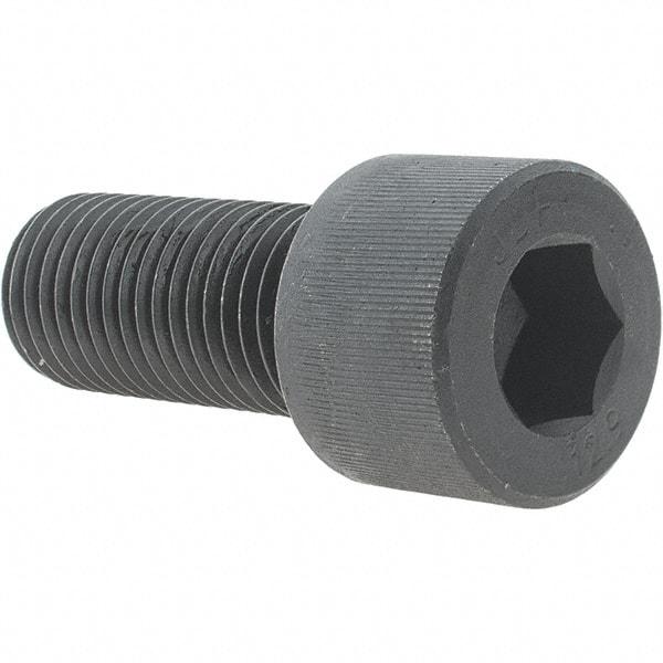 Value Collection - M30x3.50 Metric Coarse Hex Socket Drive, Socket Cap Screw - Grade 12.9 Alloy Steel, Black Oxide Finish, Fully Threaded, 70mm Length Under Head - Eagle Tool & Supply