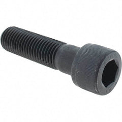Value Collection - M24x3.00 Metric Coarse Hex Socket Drive, Socket Cap Screw - Grade 12.9 Alloy Steel, Black Oxide Finish, Partially Threaded, 90mm Length Under Head - Eagle Tool & Supply