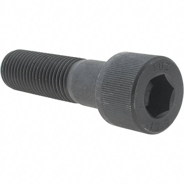 Value Collection - M30x3.50 Metric Coarse Hex Socket Drive, Socket Cap Screw - Grade 12.9 Alloy Steel, Black Oxide Finish, Partially Threaded, 110mm Length Under Head - Eagle Tool & Supply