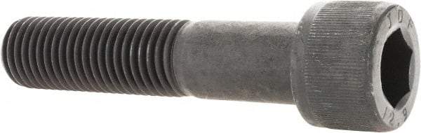 Value Collection - M24x3.00 Metric Coarse Hex Socket Drive, Socket Cap Screw - Grade 12.9 Alloy Steel, Black Oxide Finish, Partially Threaded, 110mm Length Under Head - Eagle Tool & Supply