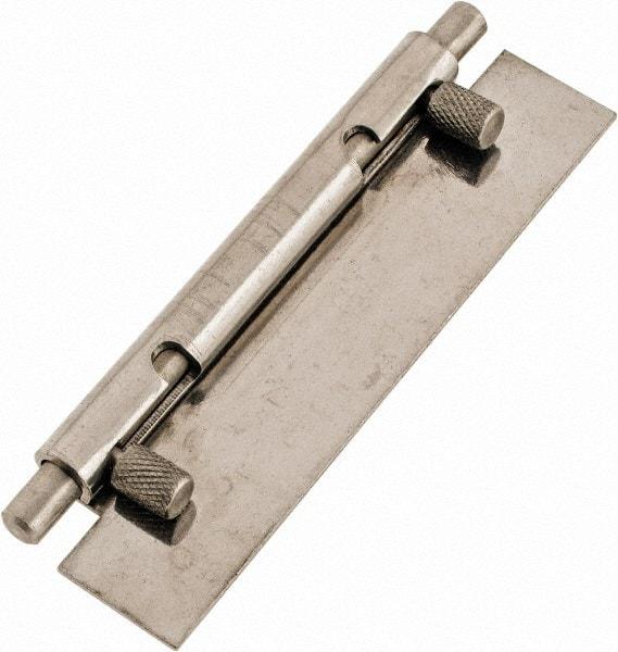 Value Collection - 4" Long x 1" Wide x 0.05" Thick, Keeper Hinge - Stainless Steel - Eagle Tool & Supply