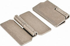 Value Collection - 1.44" Wide x 0.05" Thick, Slip Joint Hinge - Aluminum, Plain Finish - Eagle Tool & Supply
