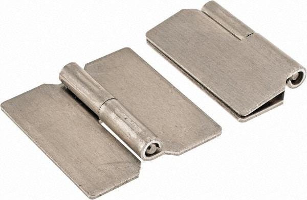 Value Collection - 1.44" Wide x 0.05" Thick, Slip Joint Hinge - Aluminum, Plain Finish - Eagle Tool & Supply