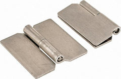 Value Collection - 1.44" Wide x 0.05" Thick, Slip Joint Hinge - Aluminum, Plain Finish - Eagle Tool & Supply